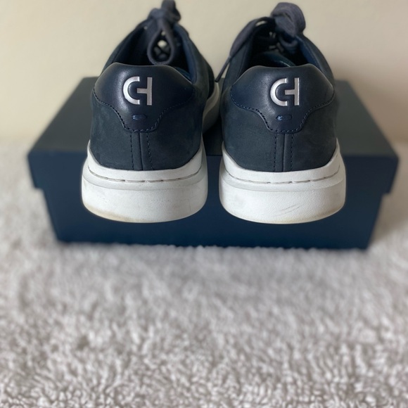 Cole Haan Men’s GrandPrø Rally Nubuck Laser Cut Sneakers in Navy Size 9.5M - Picture 3 of 15